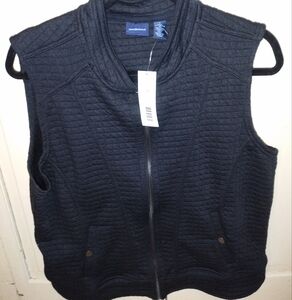 BNWT GORGEOUS WESTBOUND BLACK QUILTED LADIES VEST SZ LARGE
